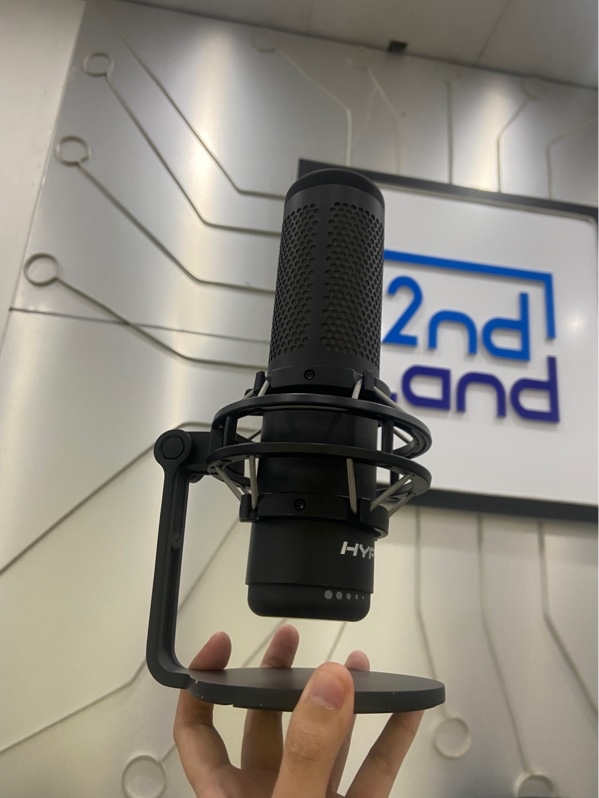 Microphone USB HyperX QuadCast S - Màu đen - Ngoại hình: 97% - Kèm Box
