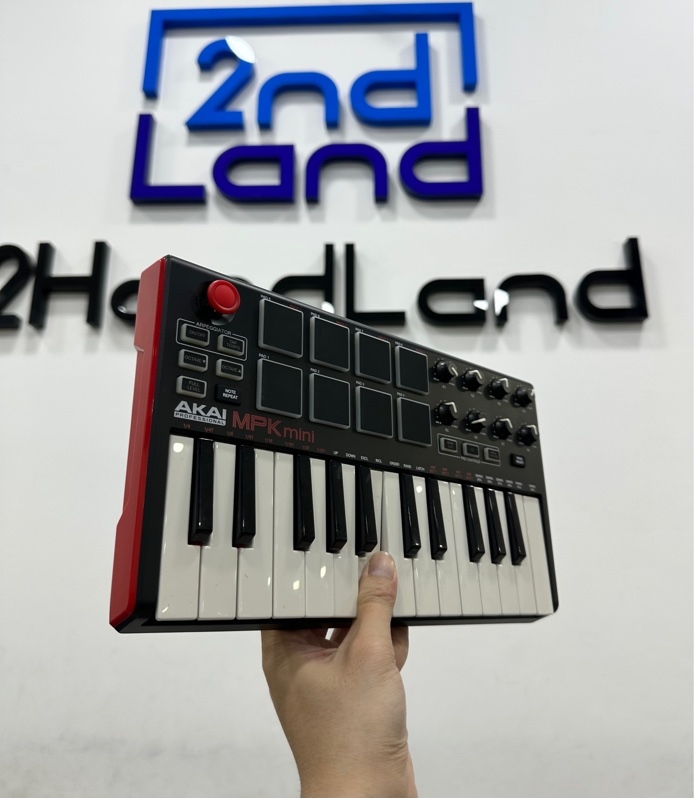 MIDI Keyboard Controller Akai MPK Mini 2 - Màu đen - Ngoại hình 97% - Kèm dây nguồn