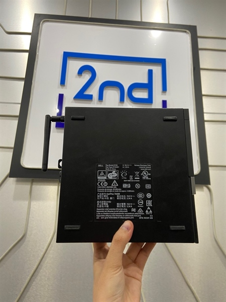 Mini PC Dell Optiplex - i3-6100T - Ram 8/256GB SSD - Màu đen - Ngoại hình: 97% - Kèm nguồn 2