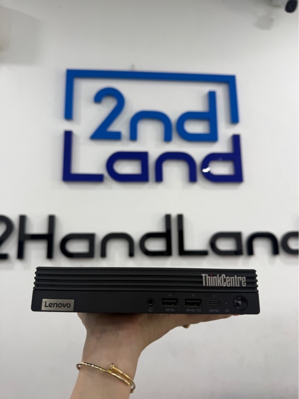 Mini PC Lenovo thinkcentre M70q gen3 - Model 11T4S65C00 - i5-12400T - 16gb/SSD 256gb - Màu xám - Ngoại hình 98% - Sức khỏe ổ 100 , trầy nút nguồn - Kèm nguồn