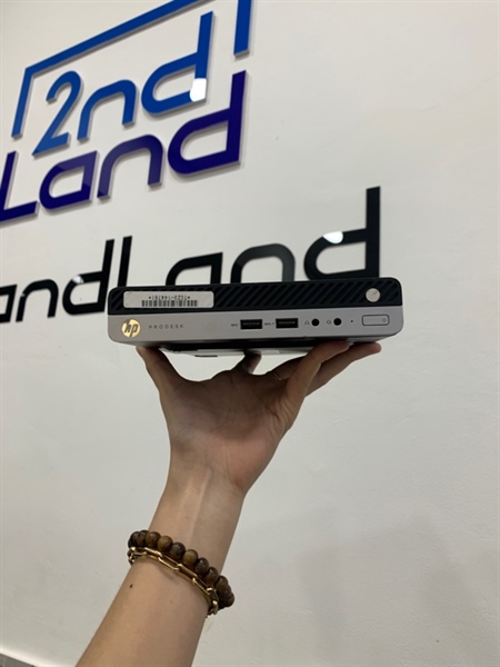 Mini PC Pro Desk 400G4 - i3-8100 - 4/128SSD - Màu đen - Ngoại hình: 98% - Body, kèm nguồn