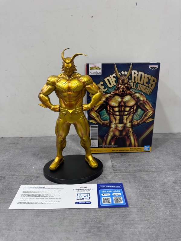 Mô hình Age Of Heroes All Might (Special) - My Hero Academia Chính hãng Bandai - Ngoại hình 98% - Fullbox