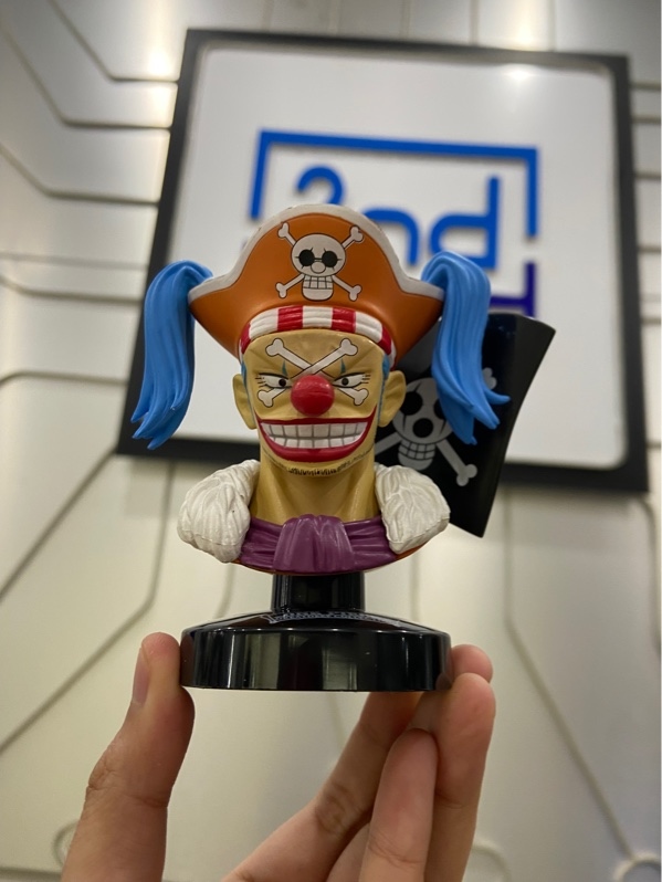 Mô Hình Bán Thân Hề Buggy Dòng One Piece Great Deep Collection - Màu trắng - Ngoại hình: 98% - Kèm Box