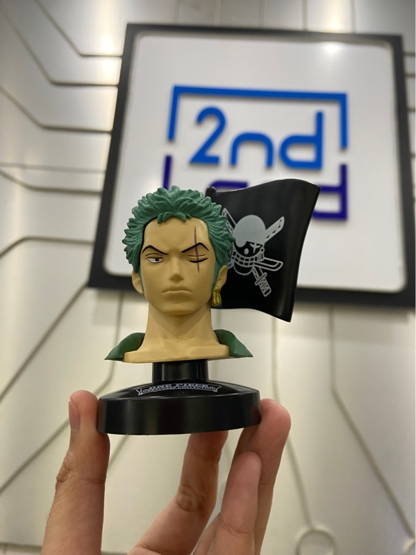 Mô Hình Bán Thân Roronoa Zoro Dòng One Piece Great Deep Collection - Màu xanh - Ngoại hình: 98% - Kèm Box