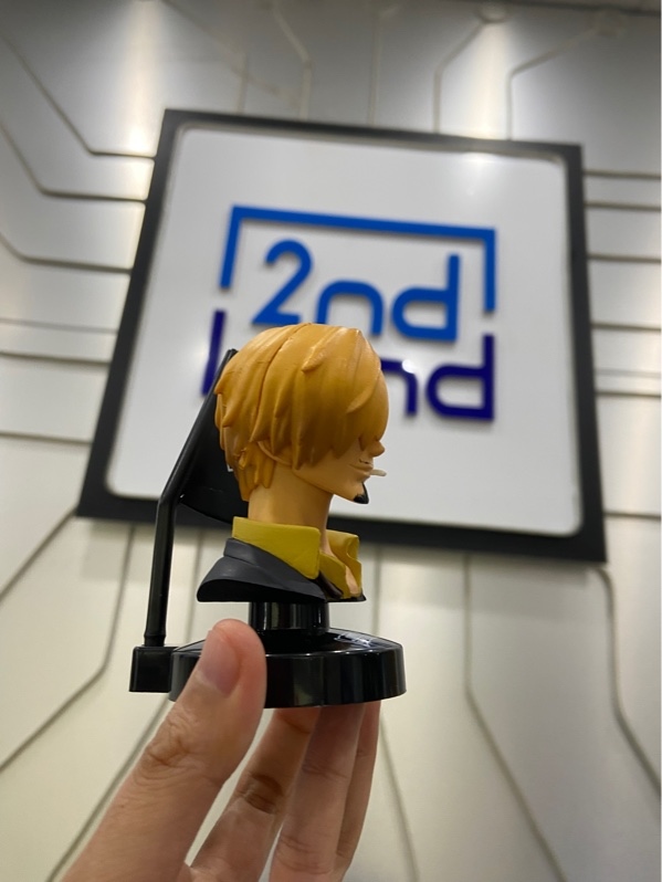 Mô Hình Bán Thân Vinsmoke Sanji Dòng One Piece Great Deep Collection - Màu vàng - Ngoại hình: 98% - Kèm Box