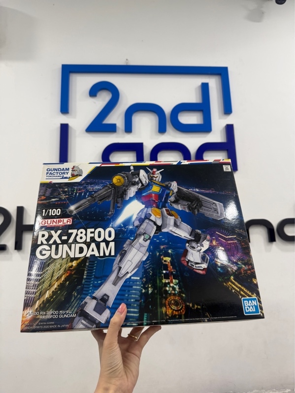 Mô hình Bandai 1/100 RX-78F00 Gundam - phiên bản giới hạn Gundam Factory Yokohama - Màu trắng - Newseal