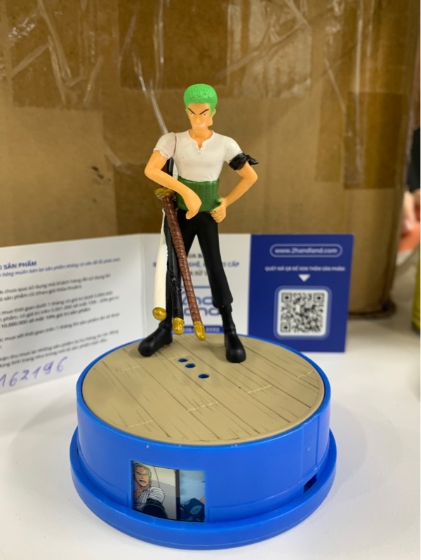 Mô hình bandai one piece roronoa zoro - Ngoại hình: 98% - Body