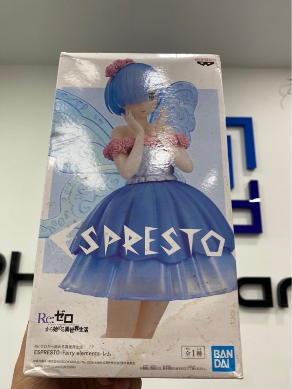 Mô hình Bandai Rem Fairy Elements Espresto - Màu xanh - Ngoại hình: 98% - Kèm Box
