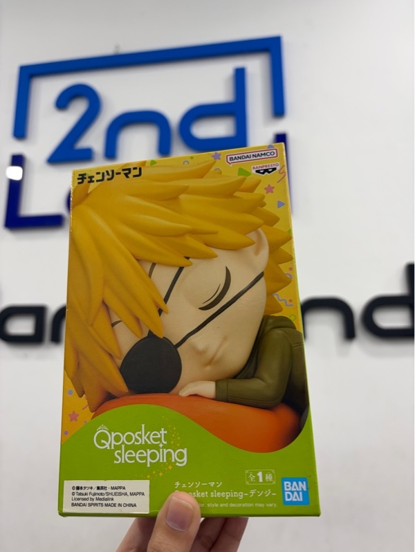 Mô Hình Denji, Chainsaw Man - Q Posket - Q posket sleeping Bandai - Màu cam - Newseal