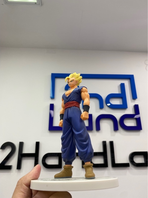 Mô hình Dragon Ball Super: Super Hero - DXF - Super Saiyan Son Gohan chính hãng từ Banpresto (Bandai SPIRITS) - Màu xanh - Ngoại hình: 97% - Kèm Box