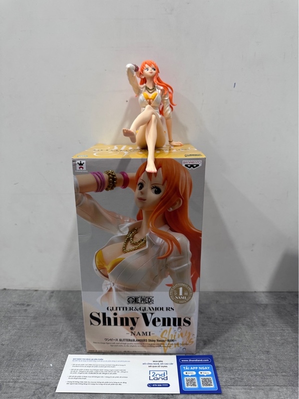 Mô hình FIGURE One Piece - mô hình chính hãng NAMI - SHINY VENUS - Mô hình chính hãng nhật bản BANDAI BANPRESTO - Ngoại hình 98% - Fullbox