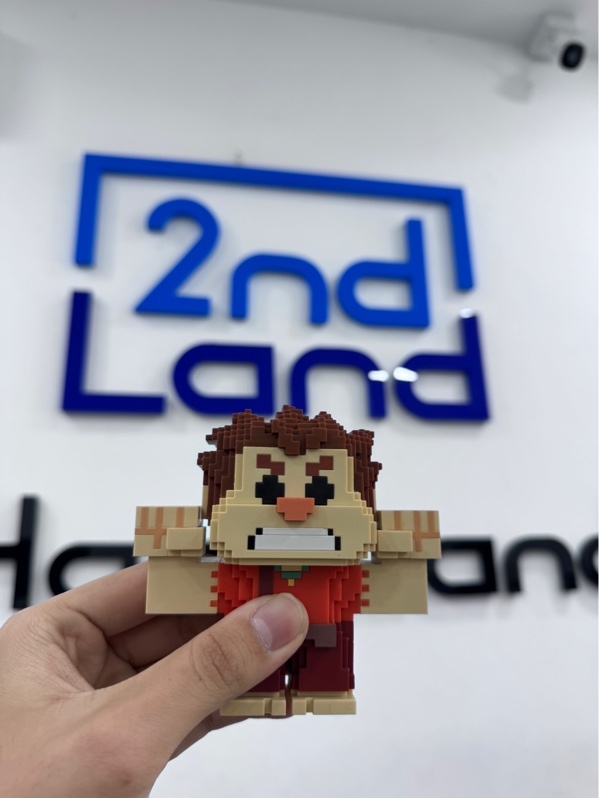 Mô hình Funko Pop! 8-Bit: Disney - Wreck-It Ralph #30 - Màu đỏ kem - Ngoại hình 98% - Kèm box