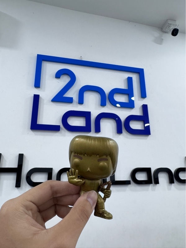 Mô hình Funko Pop! Movies: Bruce Lee #219 (Gold) - Màu gold - Ngoại hình 98% - Kèm box