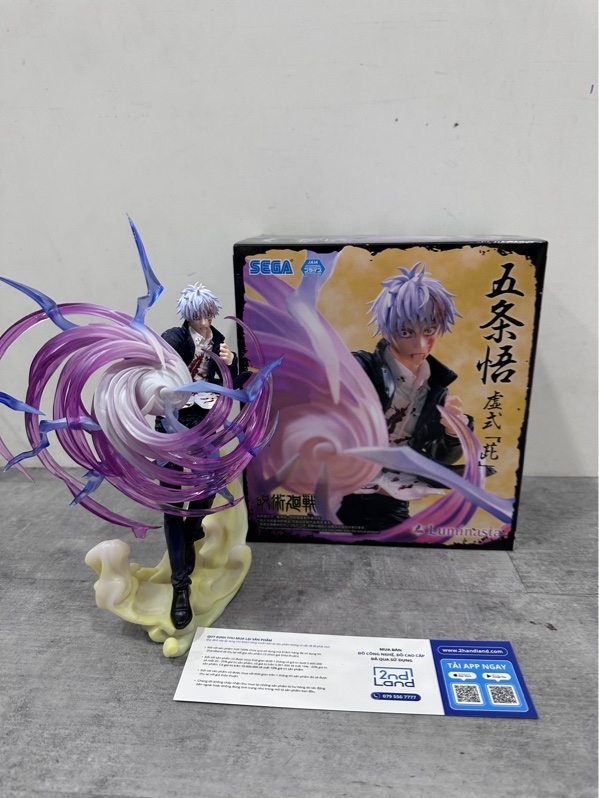 Mô Hình Gojo Satoru - KYOSHIKI MURASAKI Jujutsu Kaisen Dai 2 Ki - Luminasta Figure (SEGA) - Ngoại hình 98% - Fullbox