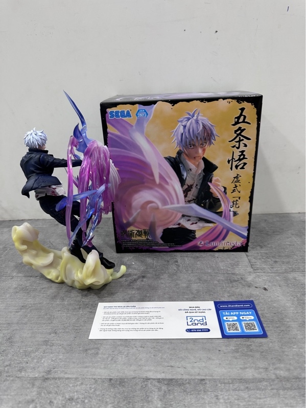 Mô Hình Gojo Satoru - KYOSHIKI MURASAKI Jujutsu Kaisen Dai 2 Ki - Luminasta Figure (SEGA) - Ngoại hình 98% - Fullbox