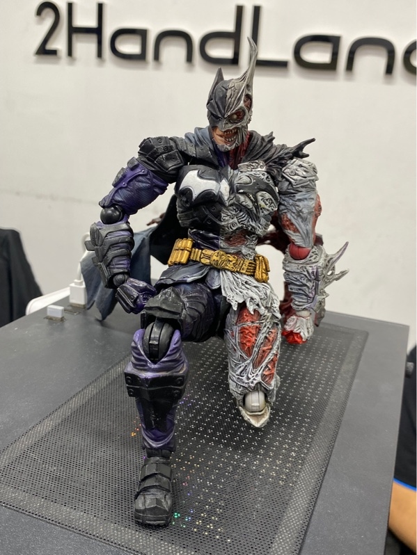 Mô hình hành động Square Enix Play Arts Kai Batman Rogues Gallery Two-Face - Màu đen xám - Ngoại hình 96% - Kèm box, 1 số phụ kiện