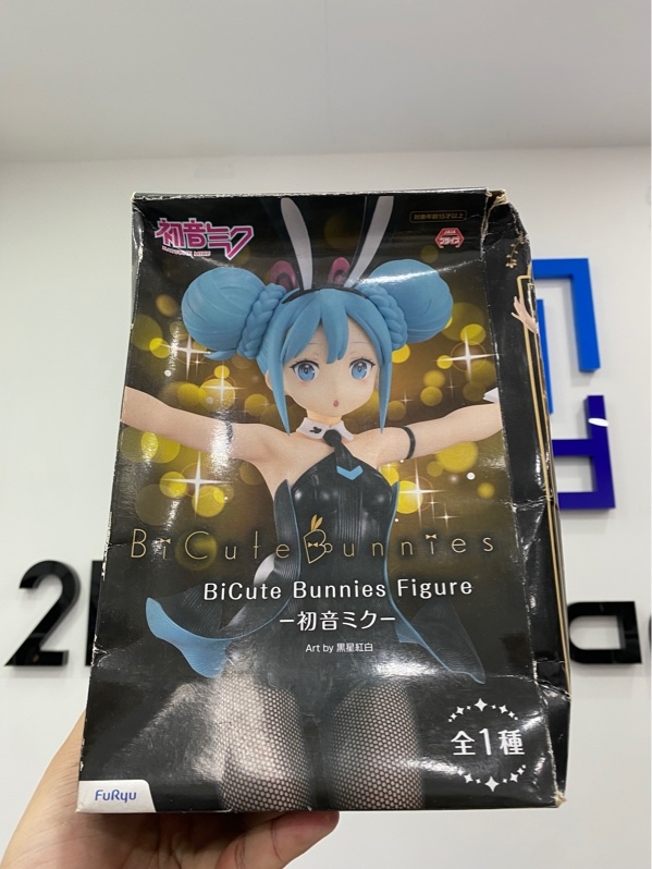 Mô hình Hatsune Miku BiCute Bunnies Figure - Màu đen - Ngoại hình: 97% - Kèm Box