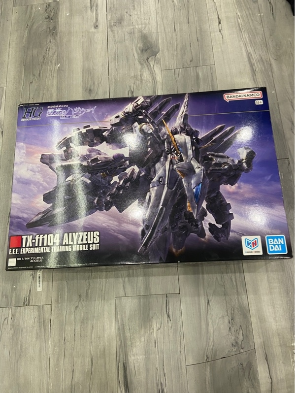 Mô hình HG 1/144 TX-ff104 Alyzeus Gundam - Màu trắng xám - Openbox