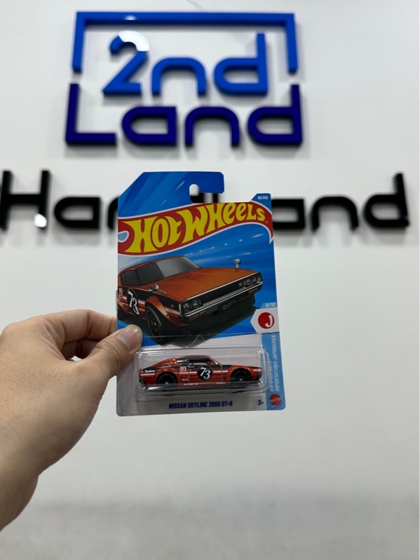 Mô Hình Hot Wheels Cam Nâu Đỏ: Nissan Skyline 2000 GT-R - Newseal