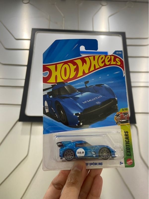 Mô Hình Hot Wheels McMURTRY SPÉIRLING - Màu xanh - Newseal
