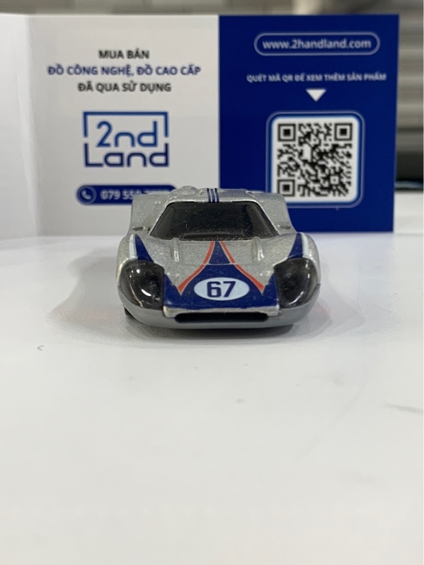 Mô hình Hotwheels 1967 Ford GT40 - Màu bạc - Ngoại hình: 98% - Body