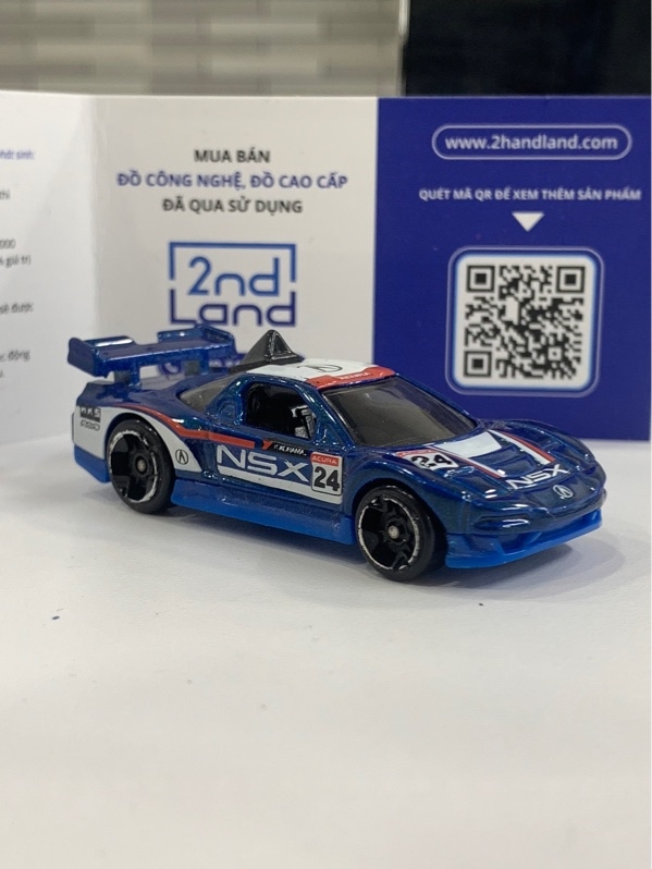 Mô hình Hotwheels Acura NSX - Màu xanh - Ngoại hình: 98% - Body