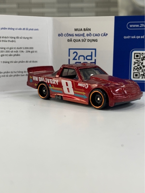 Mô hình Hotwheels Circle Trucker - Màu đỏ - Ngoại hình: 98% - Body