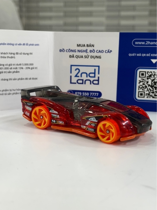 Mô hình Hotwheels Electrack - Màu đỏ - Ngoại hình: 98% - Body
