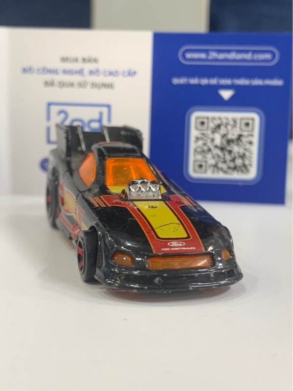 Mô hình Hotwheels Ford Mustang - Màu đen - Ngoại hình: 98% - Body