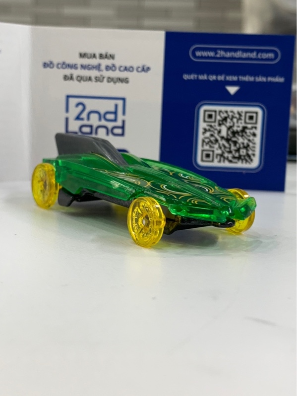 Mô hình Hotwheels Formula Solar - Màu xanh lá - Ngoại hình: 98% - Body