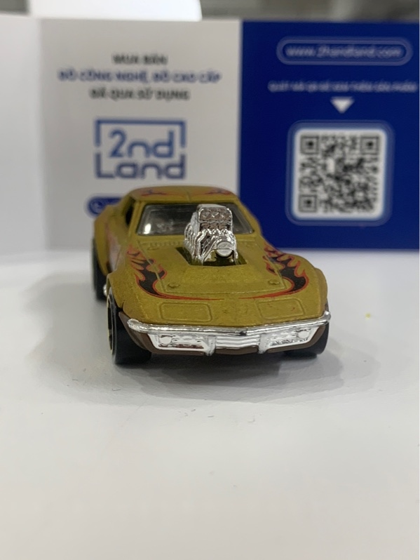 Mô hình Hotwheels Gas Monkey - Màu vàng - Ngoại hình: 98% - Body