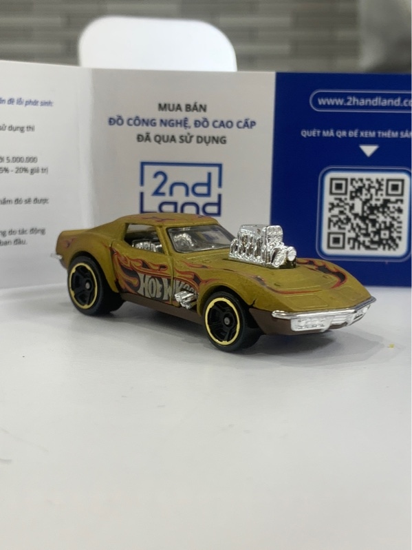 Mô hình Hotwheels Gas Monkey - Màu vàng - Ngoại hình: 98% - Body