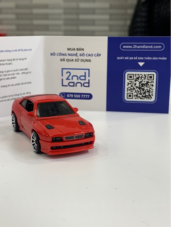 Mô hình Hotwheels Maserati Shamal - Màu đỏ - Ngoại hình: 98% - Body