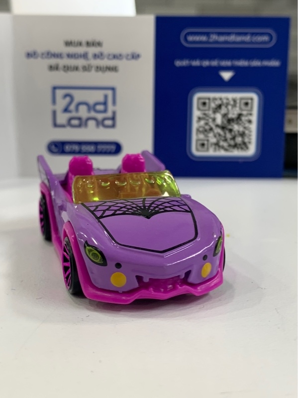 Mô hình Hotwheels Monter High Ghoul Mobile - Màu tím - Ngọai hình: 98% - Body