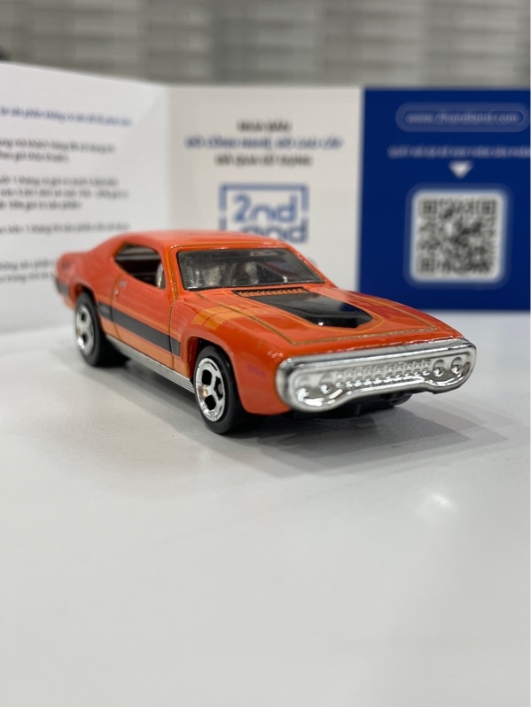 Mô hình Hotwheels Plymouth GTX - Màu cam - Ngoại hình: 98% - Body