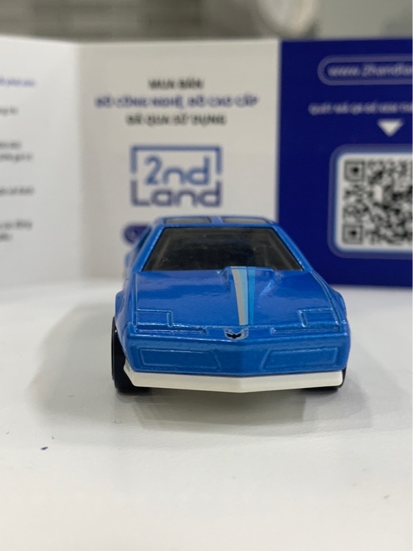 Mô hình Hotwheels Pontiac Firebird - Màu xanh - Ngoại hình: 98% -Body