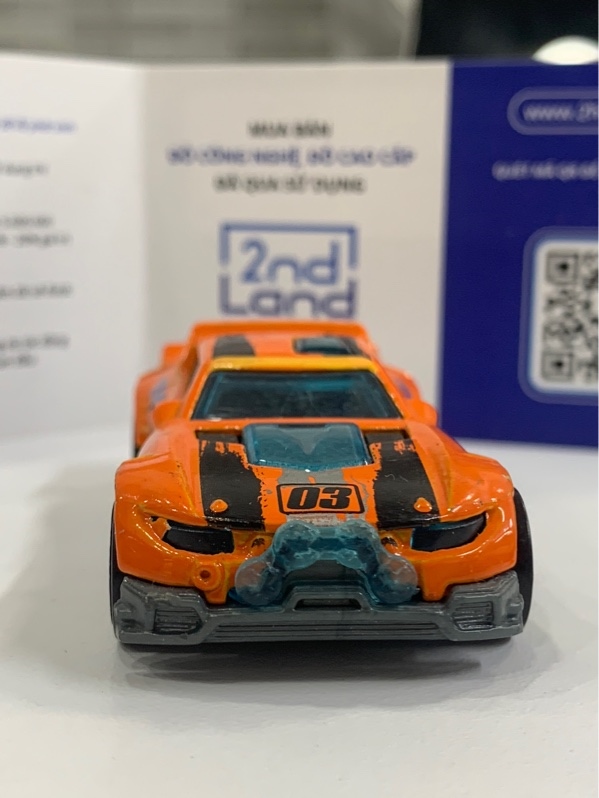 Mô hình Hotwheels Rally Cat - Màu cam - Ngoại hình: 98% - Body