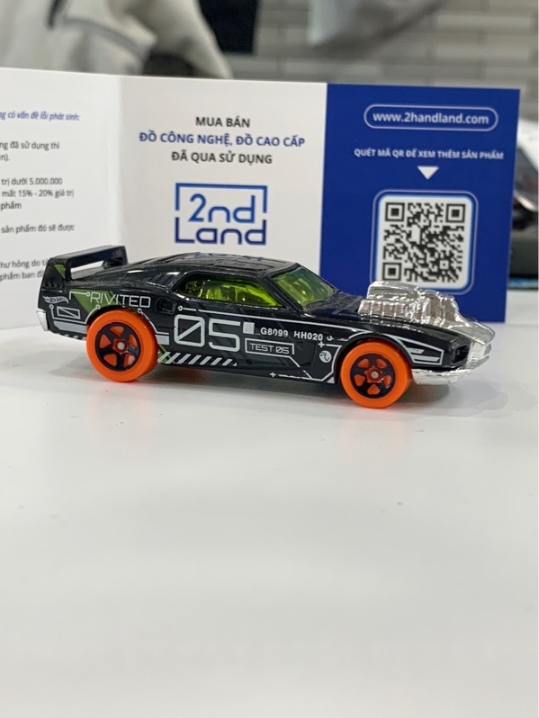 Mô hình Hotwheels Rivited - Màu đen - Ngoại hình: 98% - Body