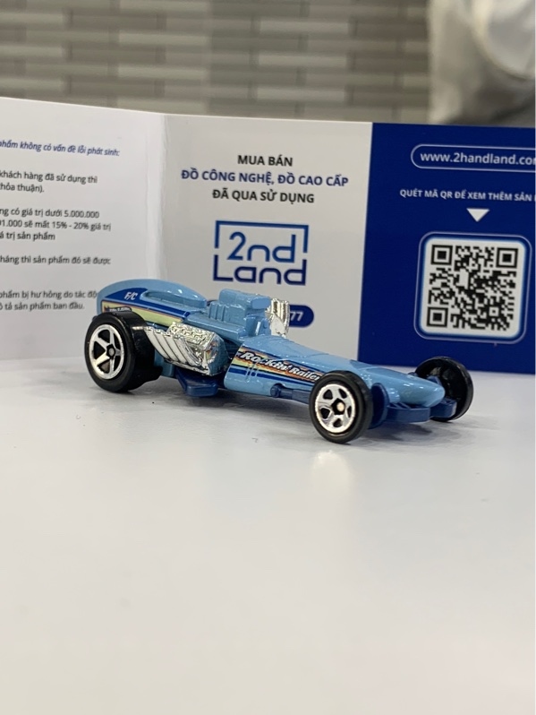 Mô hình Hotwheels Rockin Railer - Màu xanh - Ngoại hình: 98% - Body