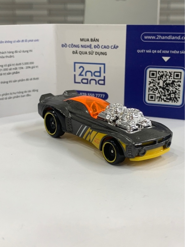 Mô hình Hotwheels Rodger Dodger 2.0 - Màu xám - Ngoại hình: 98% -Body