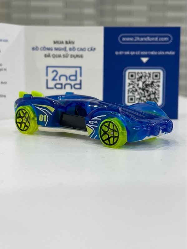 Mô hình Hotwheels Slide Kick - Màu xanh - Ngoại hình: 98% - Body