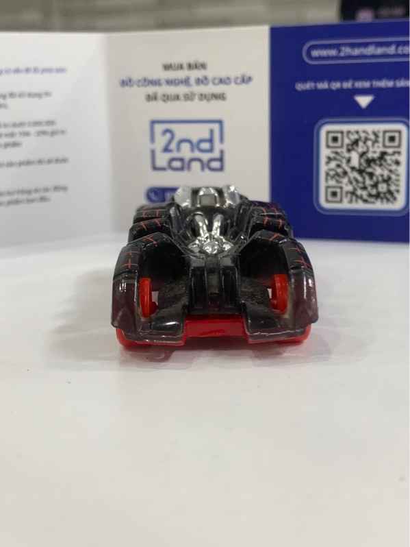 Mô hình Hotwheels Speed Spider - Màu đỏ đen - Ngoại hình: 98% - Body