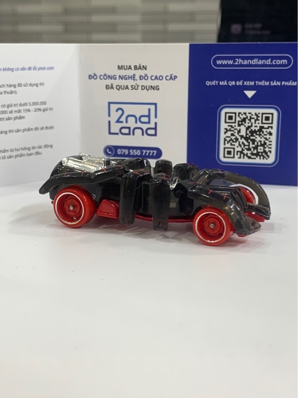 Mô hình Hotwheels Speed Spider - Màu đỏ đen - Ngoại hình: 98% - Body