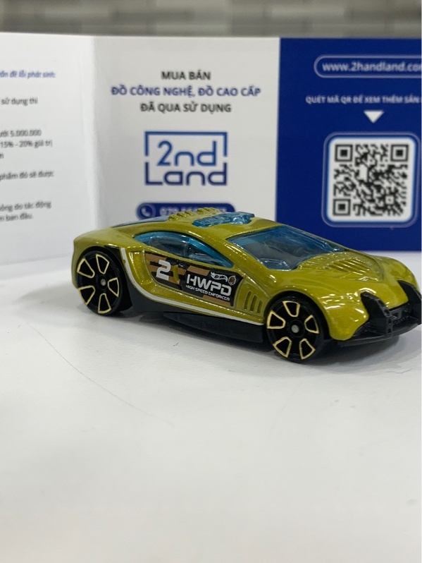 Mô hình Hotwheels Speed Trap - Màu vàng - Ngoại hình: 98% - Body