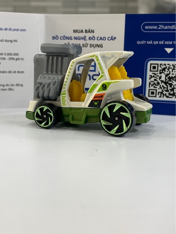 Mô hình Hotwheels Teed Off 2 - Màu trắng - Ngoại hình: 98% - Body