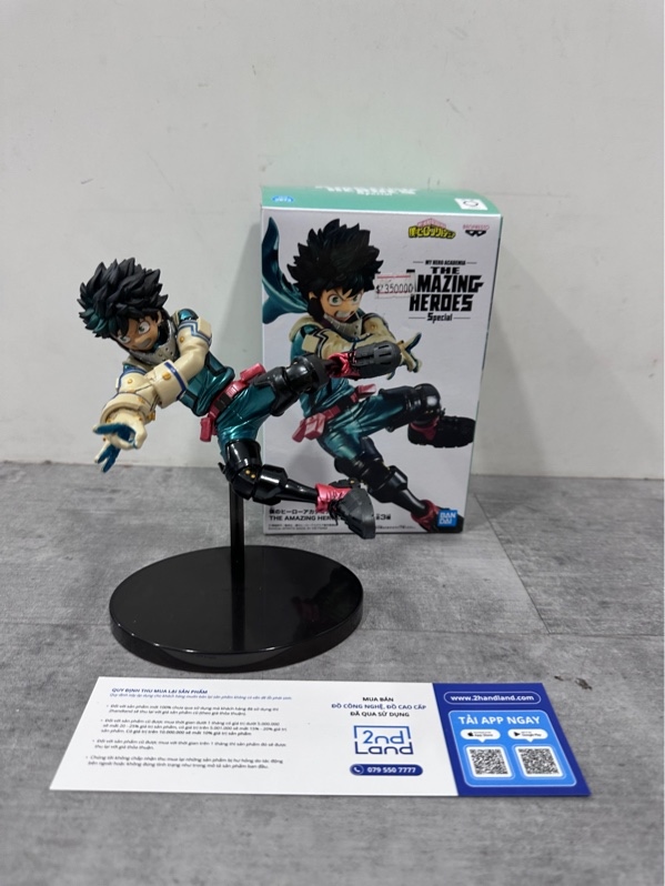 Mô hình Izuku Midoriya Deku The amazing Heroes Specical figure chính hãng Banpresto - My hero Academia figure - Ngoại hình 98% - Fullbox