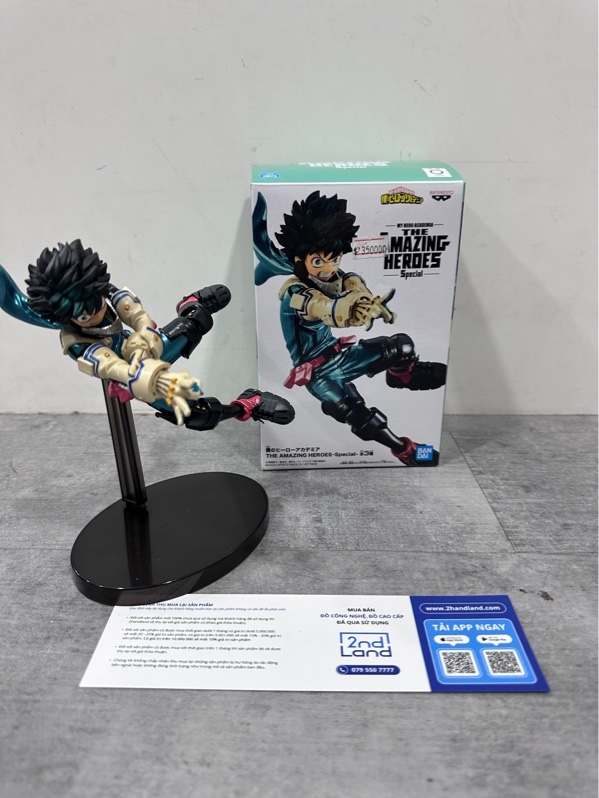 Mô hình Izuku Midoriya Deku The amazing Heroes Specical figure chính hãng Banpresto - My hero Academia figure - Ngoại hình 98% - Fullbox