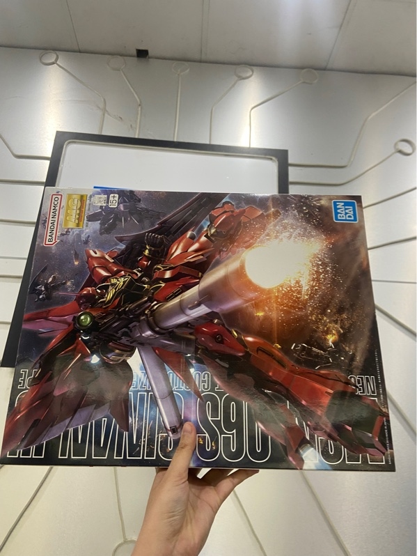 Mô Hình Lắp Ráp Bandai MG 1/100 MSN-06S Sinanju( OVA Ver) - Màu đỏ - Newseal