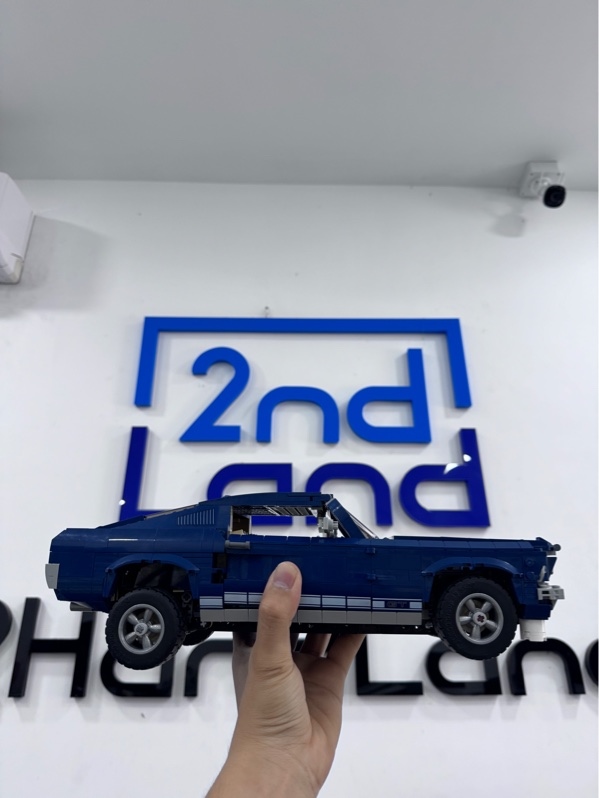 Mô hình lắp ráp LEGO Creator Expert 10265 Ford Mustang - Màu xanh - Ngoại hình 98% - Kèm box đã qua sử dụng , thiếu nhiều mảnh