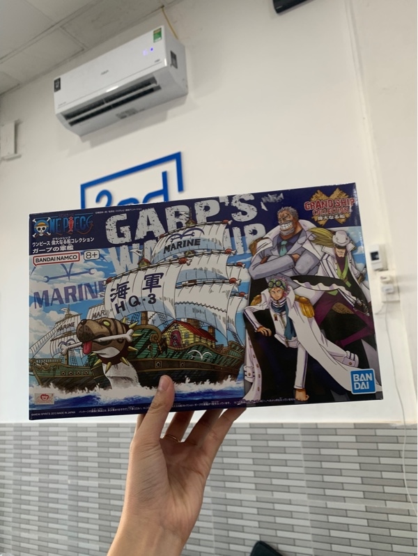 Mô hình lắp rắp one piece-grand ship collection-garp's warship chính hãng bandai - Newseal
